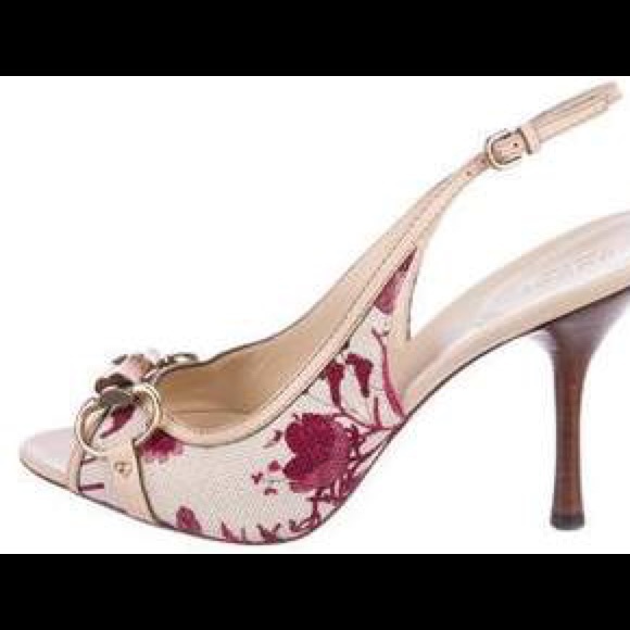 floral canvas pumps